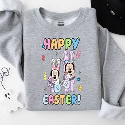 Happy Easter Mickey Minnie Disney Bunny PNG