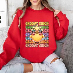 Groovy Chick Don't Worry Be Hoppy PNG