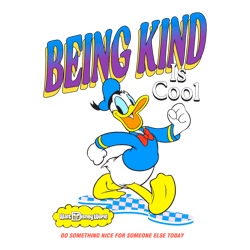 Funny Donald Duck Being Kind Is Cool SVG