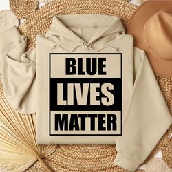 -Blue Lives Matter SVG, Thin Blue Line