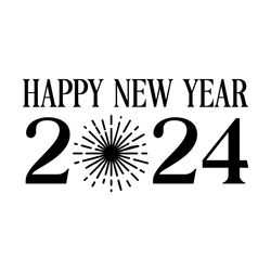 Happy New Year 2024 SVG I New Year SVG
