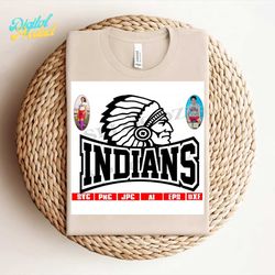 Indians svg, Indian svg, Indians mascot png, Indians png, Indian png, cricut silhouette file, sport, Indians mascot svg,
