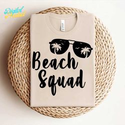 Beach Squad SVG, Beach SVG, Summer SVG