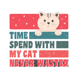 Funny Cat Quote SVG Design,Cat Lover PNGt