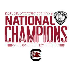 South Carolina Gamecocks NCAA Womens Basketball National Champions Svg
