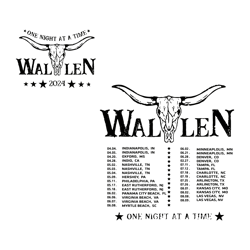 Morgan Wallen One Night At A Time Tour 2024 SVG
