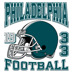 Vintage Philadelphia Eagles 1933 Football Helmet SVG