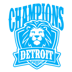 Champions Of The North Detroit Lions SVG
