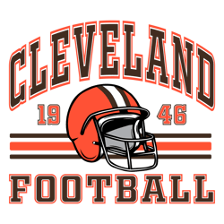 Cleveland 1946 Football Svg Digital Download