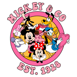Disneyland Mickey And Co Est 1928 SVG