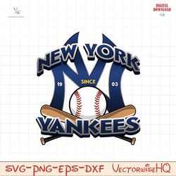 Yankees PNG, New York Baseball, T-shirt Design, DTG DTF, Sublimation Printing, Sticker Design, Mug Design, Digital Files