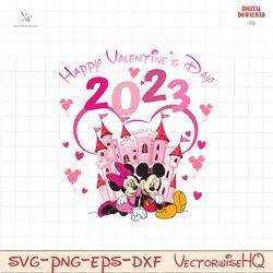 Happy Valentine 2023 mickey mouse Png, Happy Valentine Png