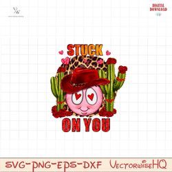 Stuck On You PNG file, Valentine's Day Png