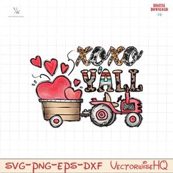 XOXO yall valentine png, Retro Valentine Png