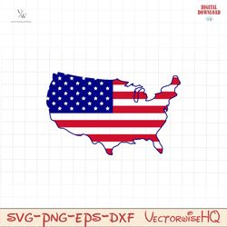 4th July SVG map SVG PNG