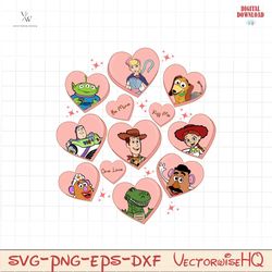 Toy Story Heart Disney Valentine PNG