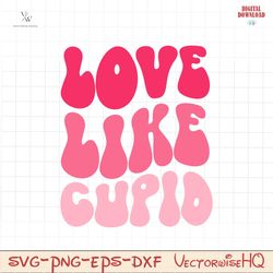 love like cupid svg file, Hello Valentine svg file