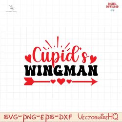 Cupids Wingman love SVG