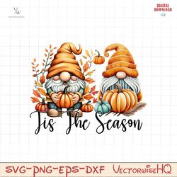 tis the season Fall Gnomes PNG Digital Download