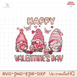 Happy Gnome Valentines Day PNG file