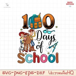 Woody Svg 100 Days of School Png