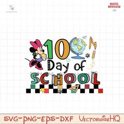 100 days of school star Minie PNG file