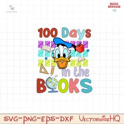 100 days in the book Donald PNG file