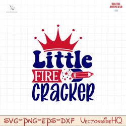 Little fire cracker SVG PNG, 4th of July SVG Bundle