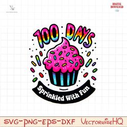 100 days sprinkled with fun PNG