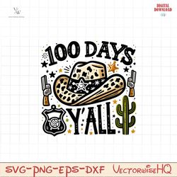 100 days cowboy yall PNG