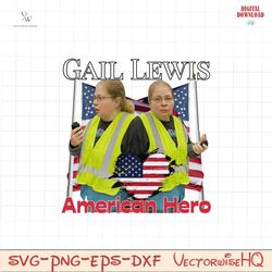 Gail Lewis American Hero PNG
