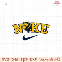 Nike Michigan Wolverine Mascot SVG
