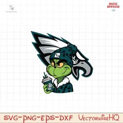 Grinch Philadelphia Eagles Svg Digital Download