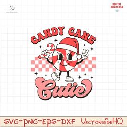 Candy Cane Cutie Christmas Crew SVG