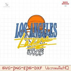 Vintage Los Angeles Lakers Basketball SVG Download