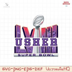 Ussher Super Bowl Halftime Show PNG