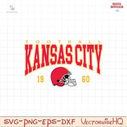 Vintage Kansas City Chiefs Football 1925 Svg Digital Download