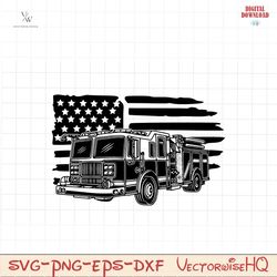 US Fire Truck SVG | Fire Engine SVG | First Responder Svg | Fire Truck Clipart | Fire Truck Files for Cricut | Cut Files