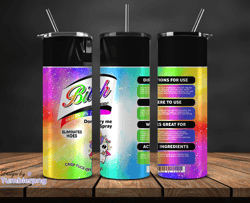 Bitch Spray, Bitch Be Gone 20oz Tumbler Wrap PNG File For Sublimation, Rainbow Bitch Spray, Tumbler PNG 21