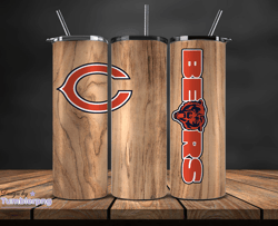 Chicago Bears Tumbler Wrap, NFL Logo Tumbler Png, NFL Design Png-80