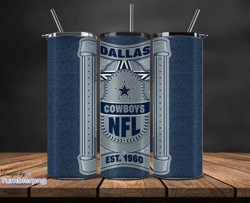 Dallas Cowboys Tumbler Wrap, NFL Logo Tumbler Png, NFL Design Png-104