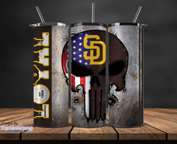 San Diego Padres Tumbler Wrap, MLB Tumbler Wrap , MLB Design Png 16