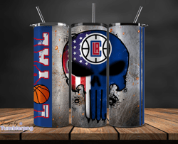 LA Clippers Tumbler Wrap, NBA Tumbler Wrap,NBA Design Png 26