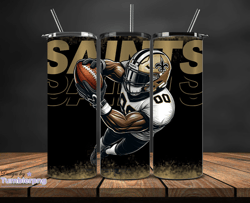 New Orleans Saints NFL Tumbler Wraps, Tumbler Wrap Png, Football Png, Logo NFL Team, Tumbler Design 23