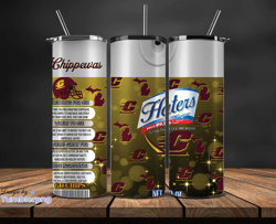 Chippewas Haters Be Gone Tumbler Wrap, College Haters Be Gone Tumbler Png 38