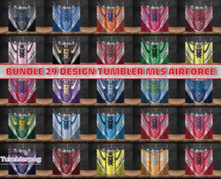 Bundle 29 Design Tumbler MLS AirForce, MLS Sneakers Tumbler Wrap 112