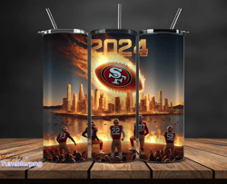 San Francisco 49ers Super Bowl Tumbler Png, Super Bowl 2024 Tumbler Wrap 47Design By Tumblerpng Store