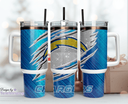 Los Angeles Chargers Tumbler 40oz Png, 40oz Tumler Png 47 by Tumblerpng shop