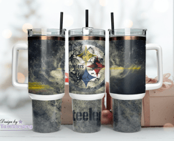 Pittsburgh Steelers Tumbler 40oz Png, 40oz Tumler Png 59 by Tumblerpng ST