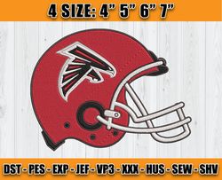 Atlanta Falcons Embroidery, NFL Falcons Embroidery, NFL Machine Embroidery Digital, 4 sizes Machine Emb Files -17-Tumble